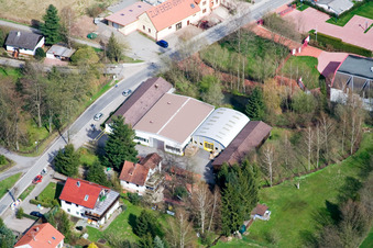 Kocherbach à le quartier Affolterbach in Wald-Michelbach dans le département Hesse, Allemagne hors des airs