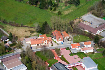 Quartier Affolterbach in Wald-Michelbach dans le département Hesse, Allemagne hors des airs