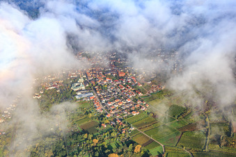 Vue aérienne de Queichstraße avec GET Metall GmbH à Albersweiler dans le département Rhénanie-Palatinat, Allemagne