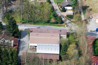 Quartier Affolterbach in Wald-Michelbach dans le département Hesse, Allemagne vue du ciel
