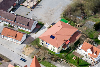 Quartier Affolterbach in Wald-Michelbach dans le département Hesse, Allemagne vu d'un drone