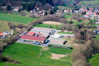 Vue oblique de Quartier Affolterbach in Wald-Michelbach dans le département Hesse, Allemagne