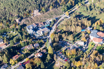 Dahn dans le département Rhénanie-Palatinat, Allemagne d'un drone