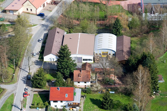 Quartier Affolterbach in Wald-Michelbach dans le département Hesse, Allemagne vue d'en haut