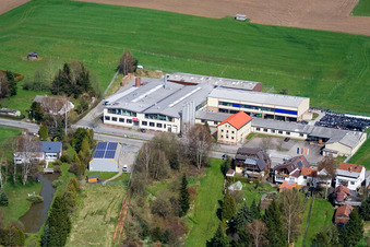 Quartier Affolterbach in Wald-Michelbach dans le département Hesse, Allemagne vue du ciel