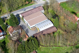 Quartier Affolterbach in Wald-Michelbach dans le département Hesse, Allemagne du point de vue du drone