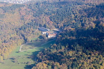 Vue aérienne de Cliniques Schmieder au Speyerer Hof à le quartier Königstuhl in Heidelberg dans le département Bade-Wurtemberg, Allemagne