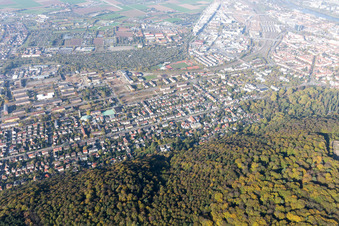 Vue aérienne de Quartier Südstadt in Heidelberg dans le département Bade-Wurtemberg, Allemagne