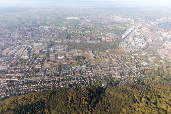 Photographie aérienne de Quartier Südstadt in Heidelberg dans le département Bade-Wurtemberg, Allemagne