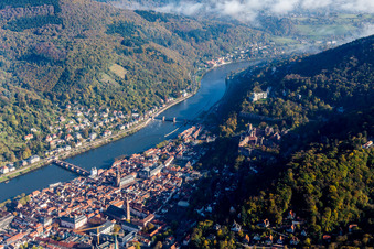 Photographie aérienne de Quartier Kernaltstadt in Heidelberg dans le département Bade-Wurtemberg, Allemagne