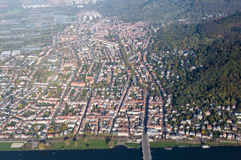 Photographie aérienne de Quartier Neuenheim in Heidelberg dans le département Bade-Wurtemberg, Allemagne