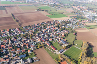 Vue oblique de Quartier Mörlheim in Landau in der Pfalz dans le département Rhénanie-Palatinat, Allemagne