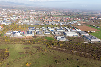 Landau in der Pfalz dans le département Rhénanie-Palatinat, Allemagne du point de vue du drone