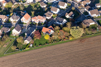 Schleithal dans le département Bas Rhin, France d'en haut