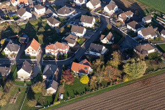 Schleithal dans le département Bas Rhin, France vue d'en haut