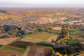 Image drone de Wissembourg dans le département Bas Rhin, France
