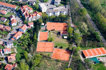 TC77 Jockgrim eV à Jockgrim dans le département Rhénanie-Palatinat, Allemagne vue d'en haut