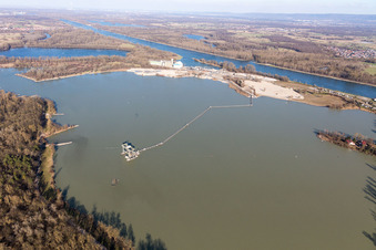Seltz dans le département Bas Rhin, France vue d'en haut