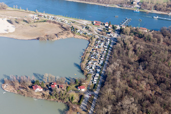 Seltz dans le département Bas Rhin, France vue du ciel