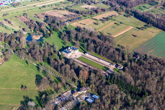 Vue oblique de Quartier Förch in Rastatt dans le département Bade-Wurtemberg, Allemagne