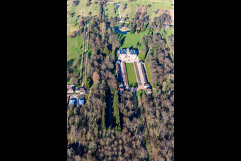 Quartier Förch in Rastatt dans le département Bade-Wurtemberg, Allemagne d'en haut