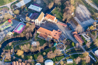Vue oblique de Centre de loisirs - Parc d'attractions Didiland à Morsbronn-les-Bains dans le département Bas Rhin, France