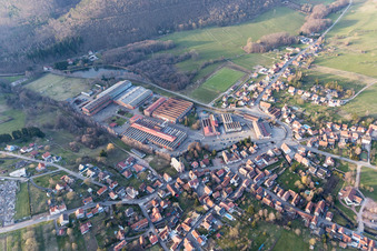 Zinswiller dans le département Bas Rhin, France hors des airs