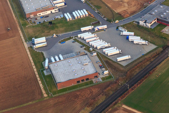 Photographie aérienne de Marché couvert 5 à Rülzheim dans le département Rhénanie-Palatinat, Allemagne