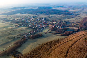 Zinswiller dans le département Bas Rhin, France vue d'en haut