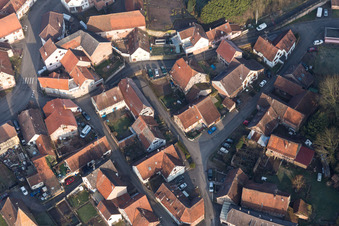 Weiterswiller dans le département Bas Rhin, France d'en haut