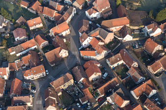 Weiterswiller dans le département Bas Rhin, France hors des airs