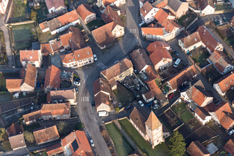 Weiterswiller dans le département Bas Rhin, France vue d'en haut