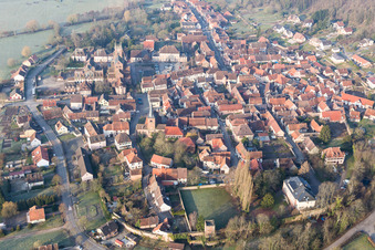 Photographie aérienne de Neuwiller-lès-Saverne dans le département Bas Rhin, France