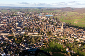 Photographie aérienne de (Bourgogne) à Autun dans le département Saône et Loire, France