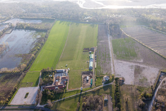 Photographie aérienne de Aéroport d'Al Casale à Panellia di Sedegliano dans le département Frioul-Vénétie Julienne, Italie