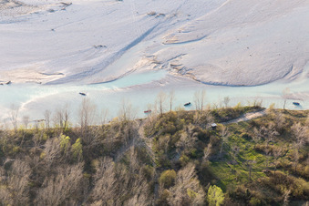 Vue oblique de Panellia di Sedegliano dans le département Frioul-Vénétie Julienne, Italie