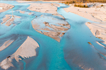 Carpacco dans le département Frioul-Vénétie Julienne, Italie depuis l'avion