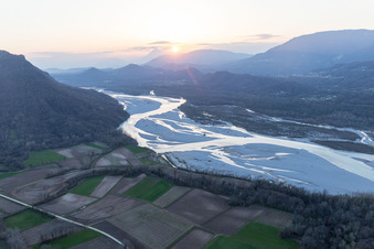 Cimano dans le département Frioul-Vénétie Julienne, Italie d'en haut
