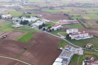 Image drone de San Daniele del Friuli dans le département Udine, Italie