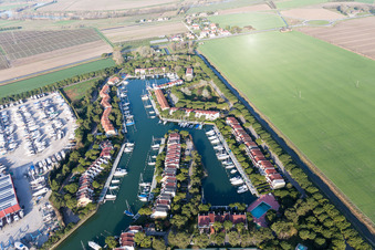 Aprilia Marittima dans le département Frioul-Vénétie Julienne, Italie d'en haut