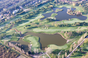 Lignano Pineta dans le département Frioul-Vénétie Julienne, Italie vue d'en haut