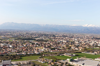 Photographie aérienne de Basaldella dans le département Frioul-Vénétie Julienne, Italie