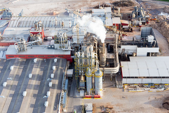 Photographie aérienne de Bicinicco dans le département Udine, Italie