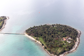 Vue oblique de Anita dans le département Gespanschaft Istrien, Croatie