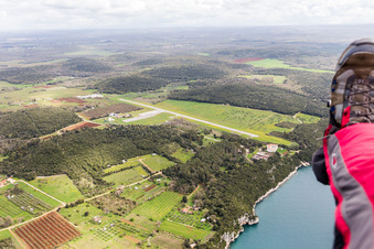Enregistrement par drone de Vrsar dans le département Gespanschaft Istrien, Croatie