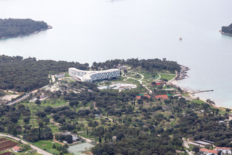 Anita dans le département Gespanschaft Istrien, Croatie hors des airs