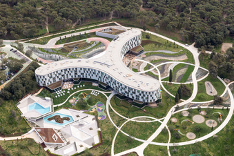 Photographie aérienne de Rovinj dans le département Gespanschaft Istrien, Croatie