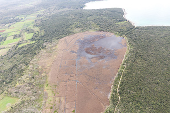 Vue aérienne de Rovinj dans le département Gespanschaft Istrien, Croatie