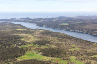 Rovinjsko Selo dans le département Gespanschaft Istrien, Croatie vue d'en haut