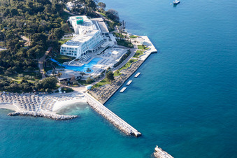 Vue aérienne de Sveti Duh dans le département Gespanschaft Istrien, Croatie